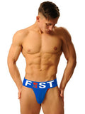Jockstrap Fist Logo Bleu