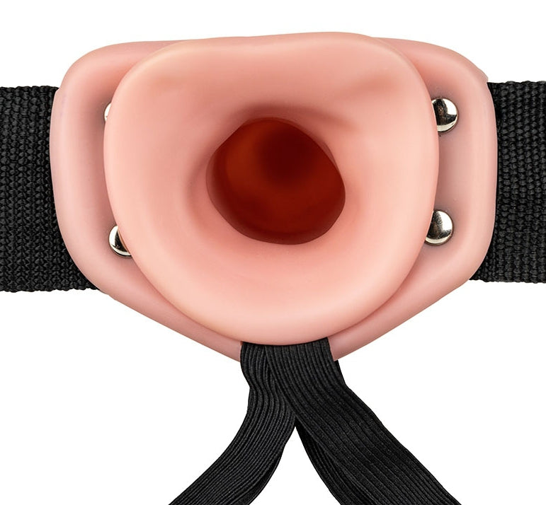 Real Rock - Gode ceinture vibrant Hollow Vibe RealRock 20 x 4.5cm