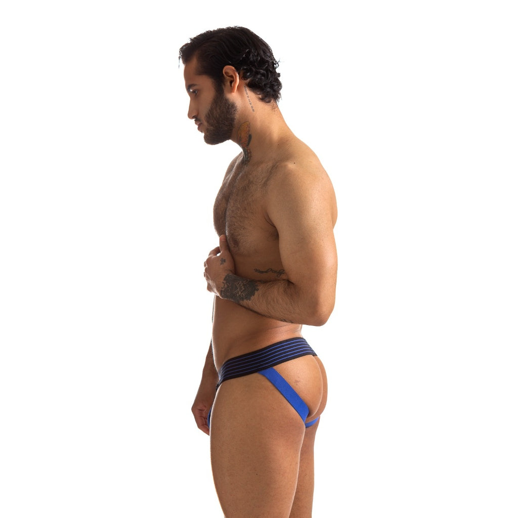 665 -Jockstrap Rally Noir-Bleu