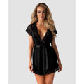 OBSESSIVE - 810-PEI-1 Peignoir Noir
