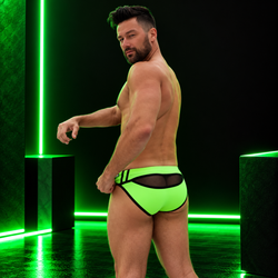BREEDWELL - Slip de bain Expose Swim Vert neon