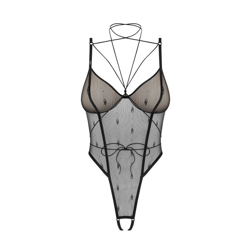 Anniverse open special body and harness - Black