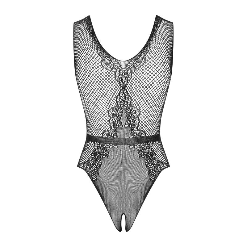 B115 Open Bodysuit - Black