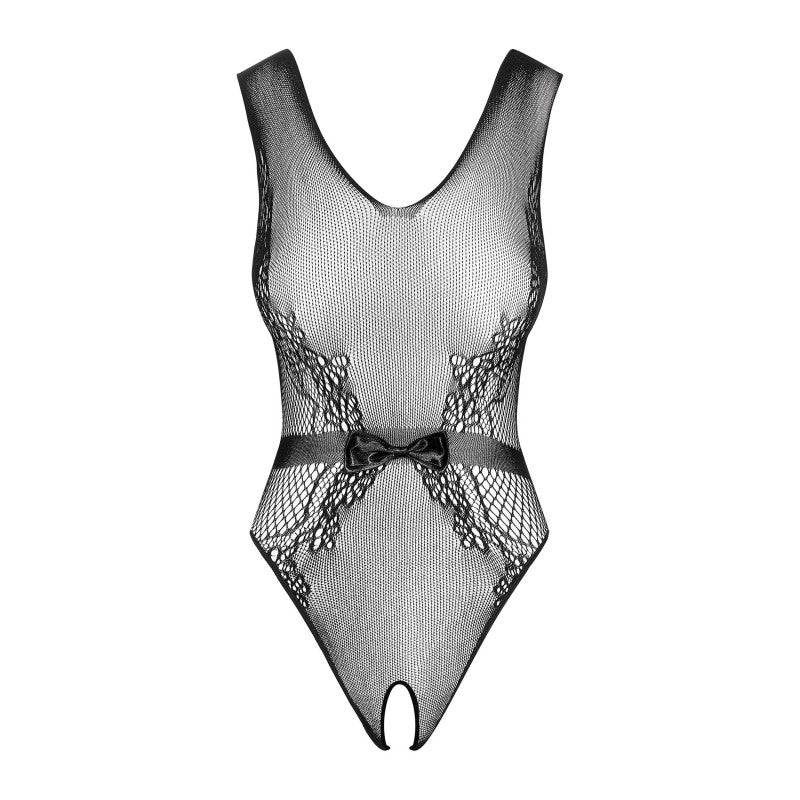 B115 Open Bodysuit - Black