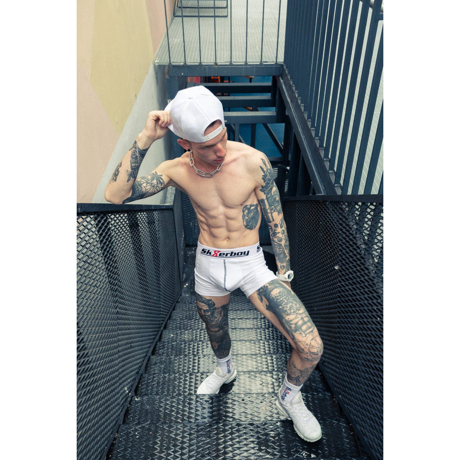 Sk8erboy - Boxer long blanc
