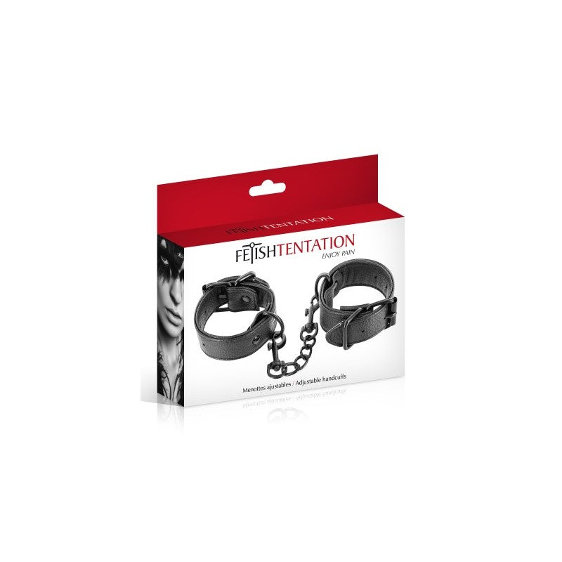 FETISH TENTATION - Menottes simili cuir ajustables Fetish Tentation