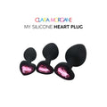 CLARA MORGANE - My Silicone Heart Plug - Gem rose