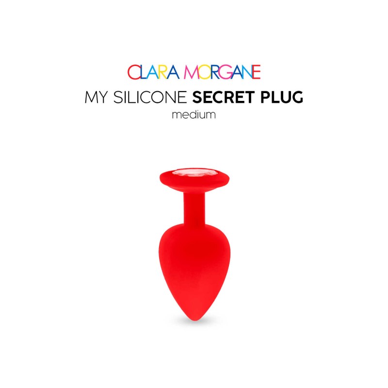 CLARA MORGANE - My Silicone Secret Plug - Rouge