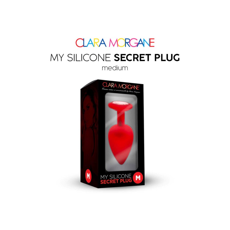 CLARA MORGANE - My Silicone Secret Plug - Rouge