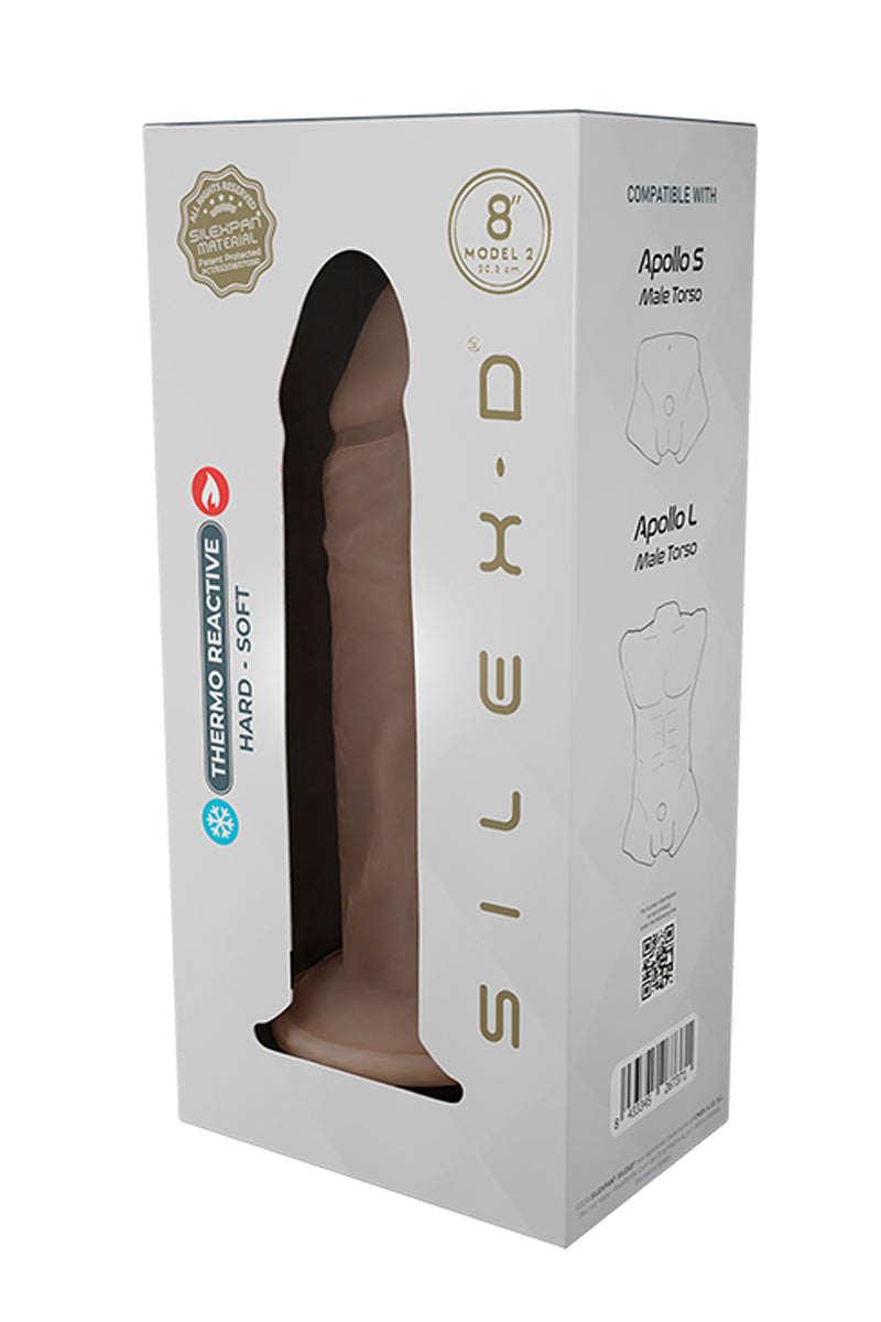SilexD - Gode Liquid Silicone Model 2 flesh 20cm