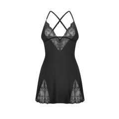 Sparkly night babydoll et string