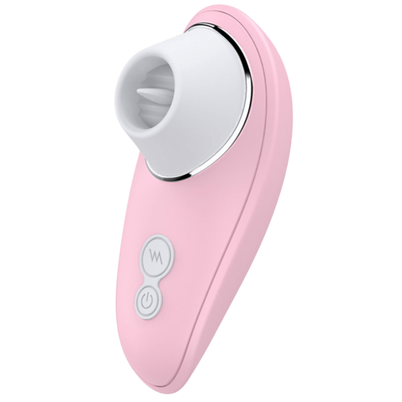 POCKET PLEASURE - Stimulateur Clitoridien à Langue Rose 1 dosette de lubrifiant