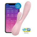 Satisfyer - Vibromasseur connecté Mono Flex Rose